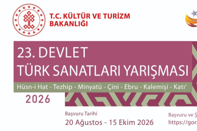 3. Devlet Türk Sanatları Yarışması Başlıyor