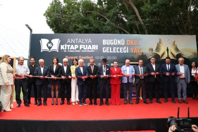16. Antalya Kitap Fuarı Kapılarını Açtı